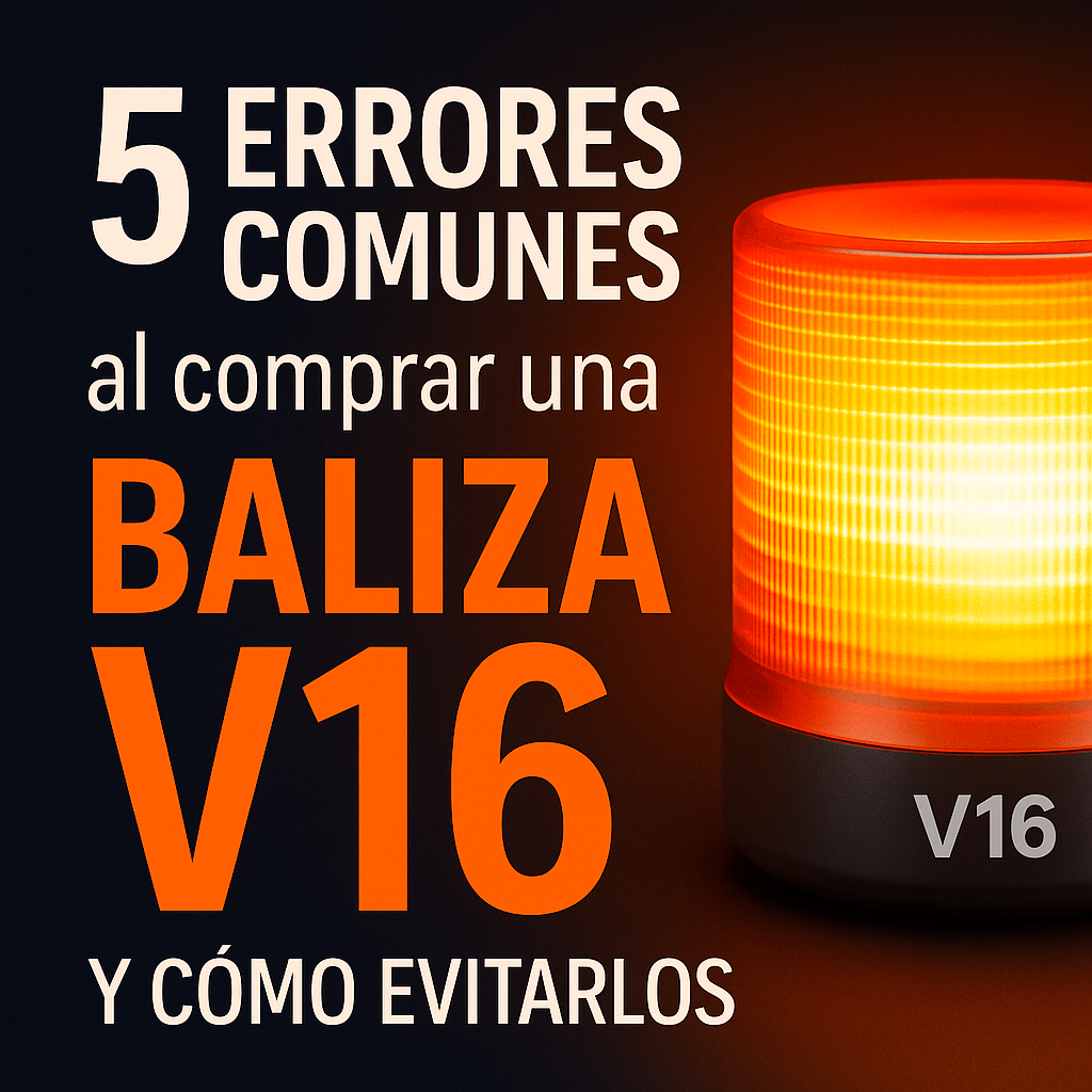 5 errores comunes al comprar una baliza V16 (y cómo evitarlos)