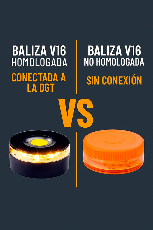 ¿Todas las balizas V16 son válidas? Diferencias clave entre balizas homologadas, conectadas y no válidas